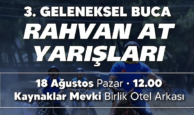 Geleneksel Rahvan at yarışları Buca'da yapılacak – GÜNDEM