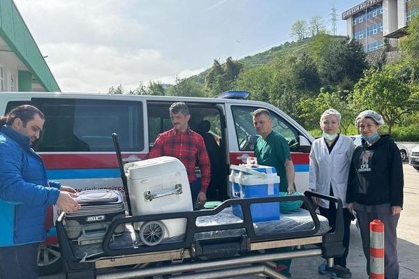 Beyin ölümü Giresun’da gerçekleşen kişinin organları 3 kişi için umuttu