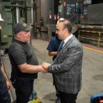 Endüstri ve Mehmet Fatih Kacır teknolojisi Kutes Fabrikası’nı ziyaret etti