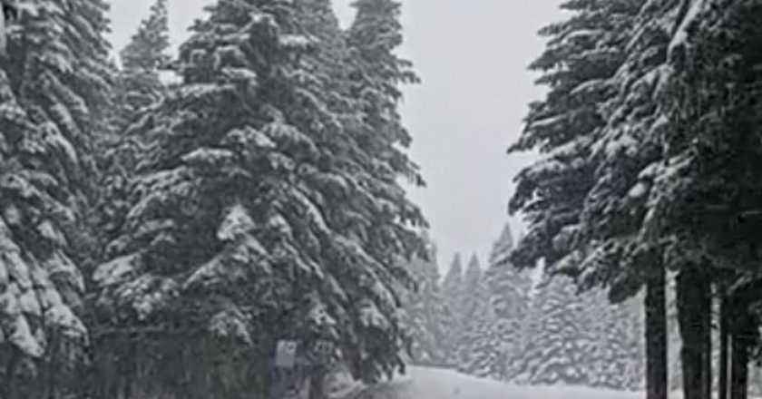 Uludağ’da kar kalınlığı 5 cm’ye yükseldi!